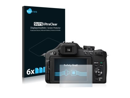 Panasonic Lumix DMC-FZ150 típusú fényképezőhöz 6db-os Savvies SU75 kijelzőfólia
