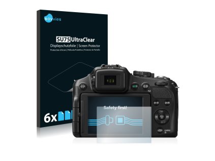 Panasonic Lumix DMC-FZ200 típusú fényképezőhöz 6db-os Savvies SU75 kijelzőfólia