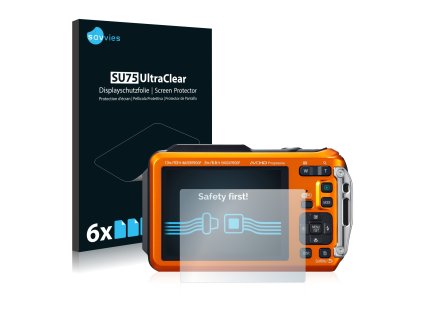 Panasonic Lumix DMC-FT5 típusú fényképezőhöz 6db-os Savvies SU75 kijelzőfólia
