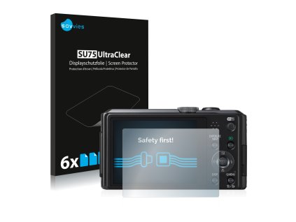 Panasonic Lumix DMC-TZ41 típusú fényképezőhöz 6db-os Savvies SU75 kijelzőfólia