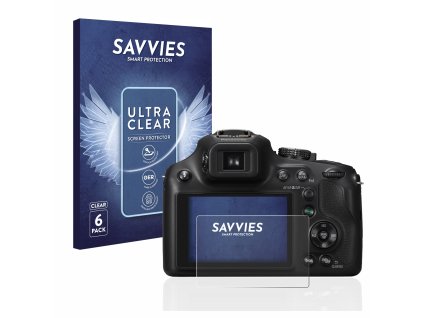 Panasonic Lumix DMC-FZ72 típusú fényképezőhöz 6db-os Savvies SU75 kijelzőfólia