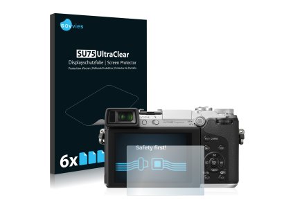 Panasonic Lumix DMC-GX7 típusú fényképezőhöz 6db-os Savvies SU75 kijelzőfólia