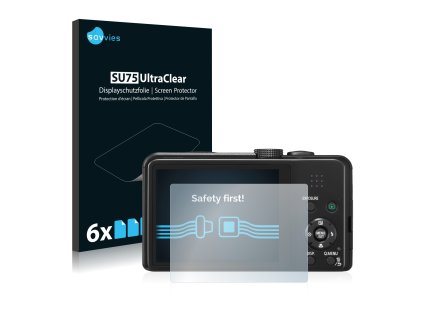 Panasonic Lumix DMC-TZ35 típusú fényképezőhöz 6db-os Savvies SU75 kijelzőfólia