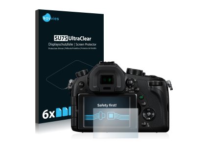 Panasonic Lumix DMC-TZ1000 típusú fényképezőhöz 6db-os Savvies SU75 kijelzőfólia