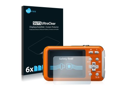 Panasonic Lumix DMC-FT30 típusú fényképezőhöz 6db-os Savvies SU75 kijelzőfólia