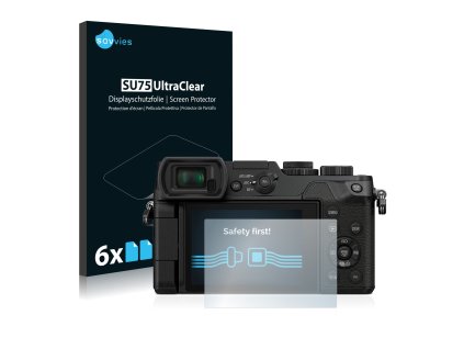 Panasonic Lumix DMC-GX8 típusú fényképezőhöz 6db-os Savvies SU75 kijelzőfólia