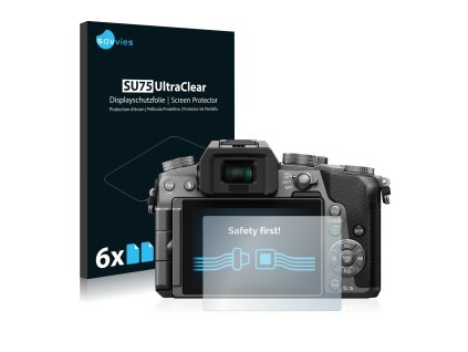 Panasonic Lumix DMC-G7 típusú fényképezőhöz 6db-os Savvies SU75 kijelzőfólia