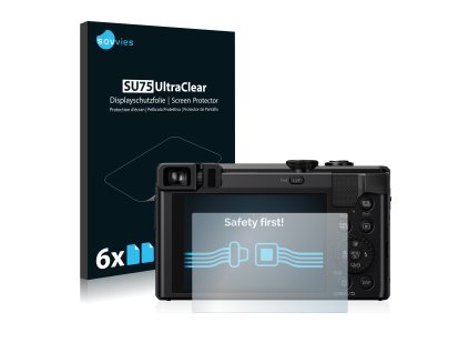 Panasonic Lumix DMC-TZ81 típusú fényképezőhöz 6db-os Savvies SU75 kijelzőfólia