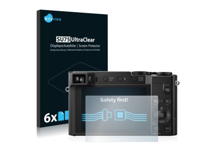 Panasonic Lumix DMC-TZ101 típusú fényképezőhöz 6db-os Savvies SU75 kijelzőfólia
