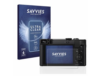 Panasonic Lumix DMC-TZ80 típusú fényképezőhöz 6db-os Savvies SU75 kijelzőfólia
