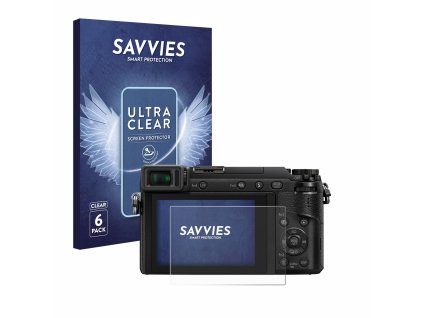 Panasonic Lumix DMC-GX80 típusú fényképezőhöz 6db-os Savvies SU75 kijelzőfólia