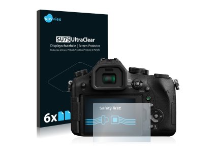 Panasonic Lumix DMC-FZ2000 típusú fényképezőhöz 6db-os Savvies SU75 kijelzőfólia