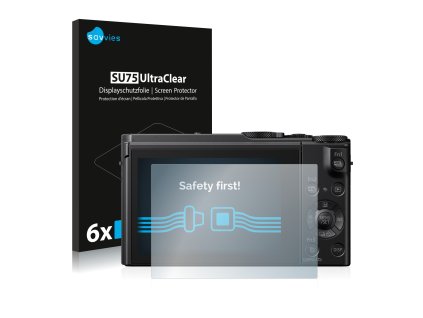 Panasonic Lumix DMC-LX15 típusú fényképezőhöz 6db-os Savvies SU75 kijelzőfólia
