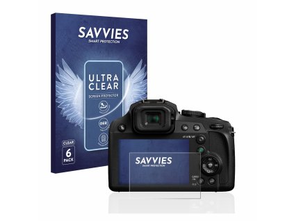 Panasonic Lumix DC-FZ82 típusú fényképezőhöz 6db-os Savvies SU75 kijelzőfólia
