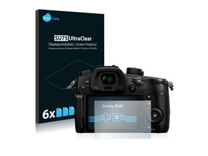 Panasonic Lumix DC-GH5 típusú fényképezőhöz 6db-os Savvies SU75 kijelzőfólia