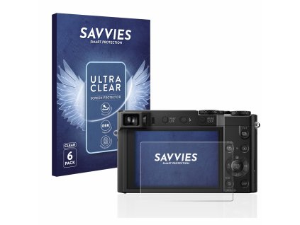 Panasonic Lumix DMC-TZ100 típusú fényképezőhöz 6db-os Savvies SU75 kijelzőfólia