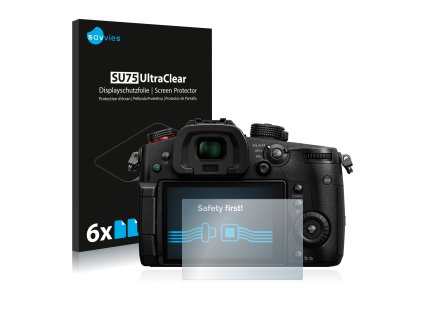 Panasonic Lumix DC-GH5S típusú fényképezőhöz 6db-os Savvies SU75 kijelzőfólia