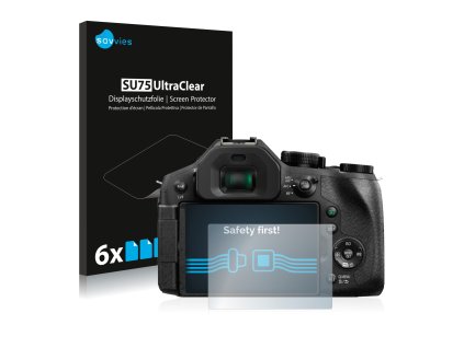 Panasonic Lumix DMC-FZ330 típusú fényképezőhöz 6db-os Savvies SU75 kijelzőfólia