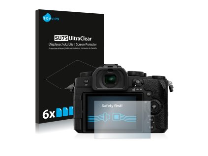 Panasonic Lumix DC-G91 típusú fényképezőhöz 6db-os Savvies SU75 kijelzőfólia