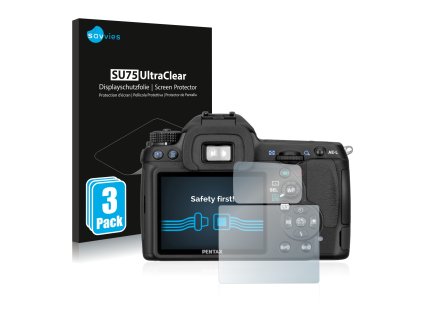 Pentax K5, K-5 típusú fényképezőhöz 6db-os Savvies SU75 kijelzőfólia