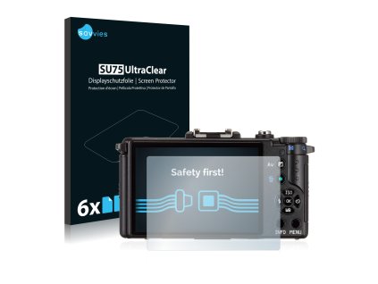 Pentax Q típusú fényképezőhöz 6db-os Savvies SU75 kijelzőfólia