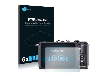 Pentax Q10 típusú fényképezőhöz 6db-os Savvies SU75 kijelzőfólia