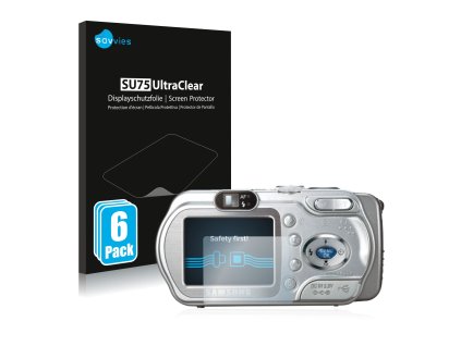 Samsung A7 típusú fényképezőhöz 6db-os Savvies SU75 kijelzőfólia
