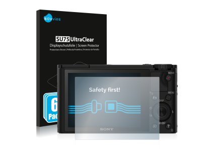 Sony Cyber-Shot DSC-RX100 típusú fényképezőhöz 6db-os Savvies SU75 kijelzőfólia