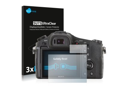Sony Cyber-Shot DSC-RX10 típusú fényképezőhöz 6db-os Savvies SU75 kijelzőfólia