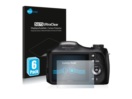 Sony Cyber-Shot DSC-H300 típusú fényképezőhöz 6db-os Savvies SU75 kijelzőfólia