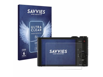 Sony Cyber-Shot DSC-WX350 típusú fényképezőhöz 6db-os Savvies SU75 kijelzőfólia