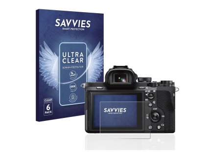 Sony Alpha 7 II (ILCE-7M2) típusú fényképezőhöz 6db-os Savvies SU75 kijelzőfólia