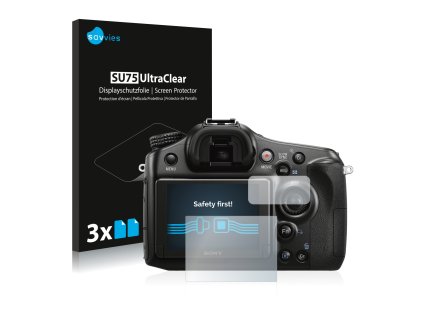 Sony Alpha 68 típusú fényképezőhöz 6db-os Savvies SU75 kijelzőfólia