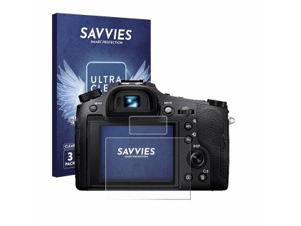 Sony Cyber-Shot DSC-RX10 IV típusú fényképezőhöz 6db-os Savvies SU75 kijelzőfólia