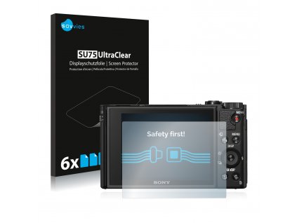 Sony Cyber-Shot DSC-HX99 típusú fényképezőhöz 6db-os Savvies SU75 kijelzőfólia