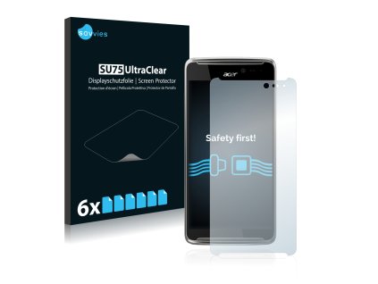 Acer Liquid E600 típusú telefonhoz 6db-os Savvies SU75 kijelzőfólia