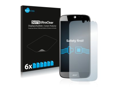 Acer Liquid Jade Plus típusú telefonhoz 6db-os Savvies SU75 kijelzőfólia