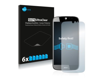 Acer Liquid Jade S55 típusú telefonhoz 6db-os Savvies SU75 kijelzőfólia