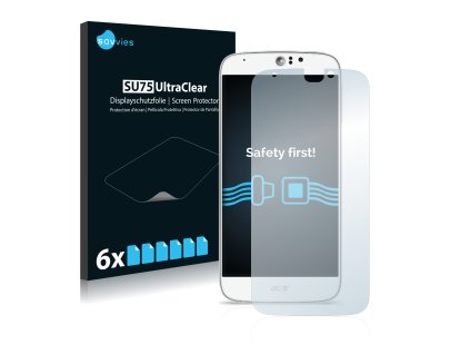 Acer Liquid Jade Z Plus típusú telefonhoz 6db-os Savvies SU75 kijelzőfólia