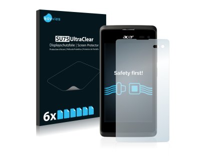 Acer Liquid M220 típusú telefonhoz 6db-os Savvies SU75 kijelzőfólia