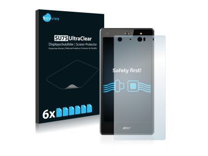 Acer Liquid X2 típusú telefonhoz 6db-os Savvies SU75 kijelzőfólia