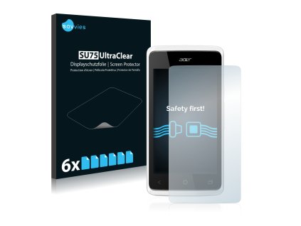 Acer Liquid Z200 típusú telefonhoz 6db-os Savvies SU75 kijelzőfólia
