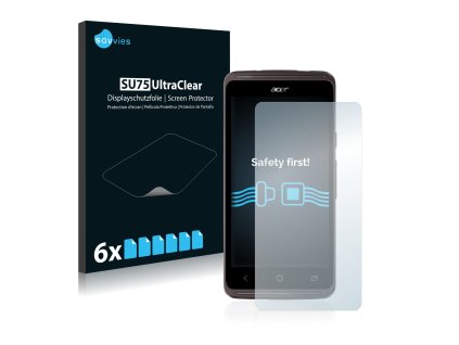 Acer Liquid Z410 típusú telefonhoz 6db-os Savvies SU75 kijelzőfólia
