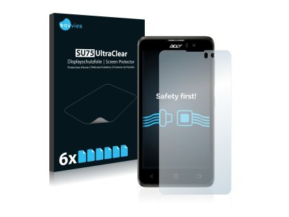 Acer Liquid Z520 típusú telefonhoz 6db-os Savvies SU75 kijelzőfólia