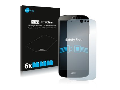 Acer Liquid Z530S típusú telefonhoz 6db-os Savvies SU75 kijelzőfólia