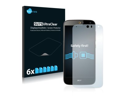 Acer Liquid Z630 típusú telefonhoz 6db-os Savvies SU75 kijelzőfólia