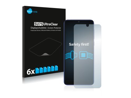 Alcatel 3L 2019 típusú telefonhoz 6db-os Savvies SU75 kijelzőfólia