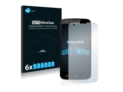 Allview A7 Lite típusú telefonhoz 6db-os Savvies SU75 kijelzőfólia