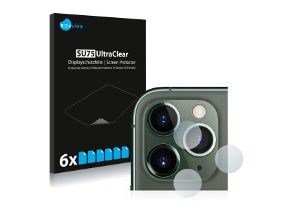 Apple iPhone 11 Pro Max (Csak kamera) típusú telefonhoz 6db-os Savvies SU75 kijelzőfólia