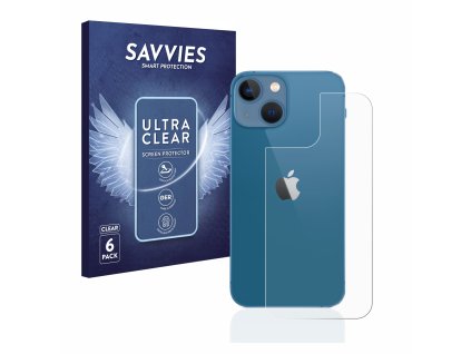 Apple iPhone 13 mini (Hátlapi) típusú telefonhoz 6db-os Savvies SU75 kijelzőfólia